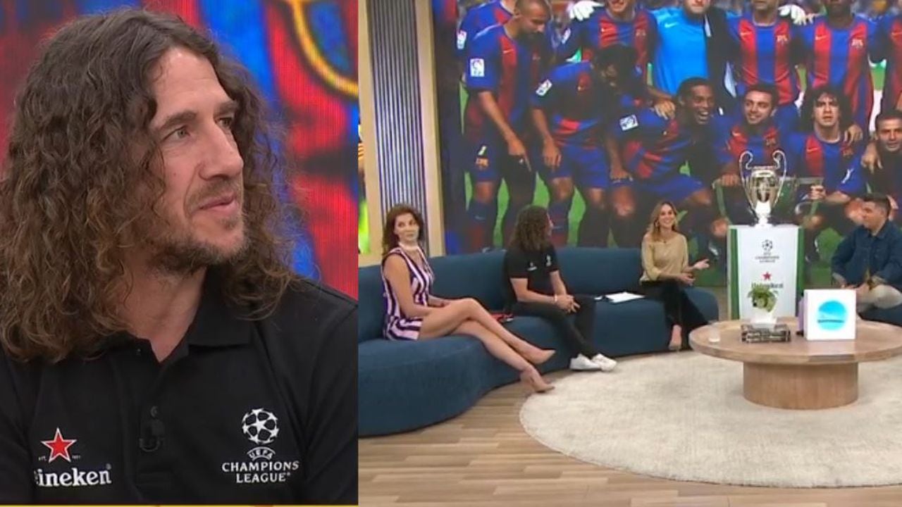 Carles Puyol fue entrevistado en 'Día a día'