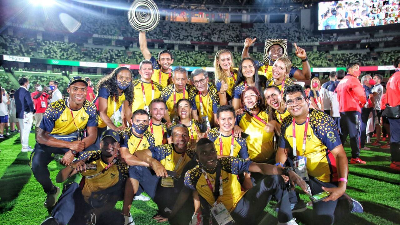 Colombia en la clausura de los Juegos Olímpicos