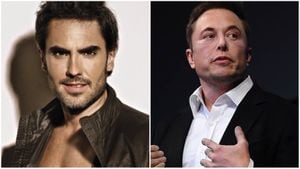 Lincoln Palomeque y Elon Musk /Twitter @lincolnpalomeque y Getty