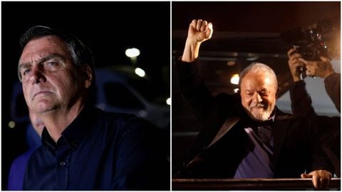 Bolsonaro y Lula da Silva se disputarán la segunda vuelta por la presidencia. -Foto: Reuters. / Autor: (imagen izquierda: Ueslei Marcelino) (Imagen derecha: Amanda Perobelli).