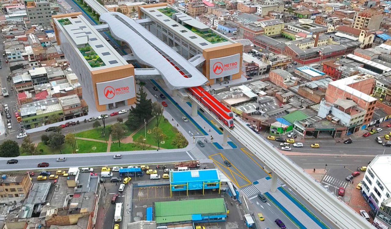 Siguen los cierres viales en las calles de Bogotá por cuenta de la construcción de la primera línea del Metro