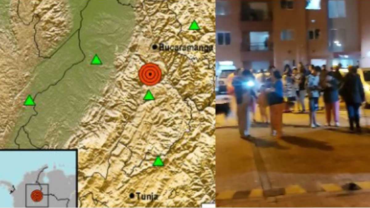 Fuerte temblor sacudió Colombia