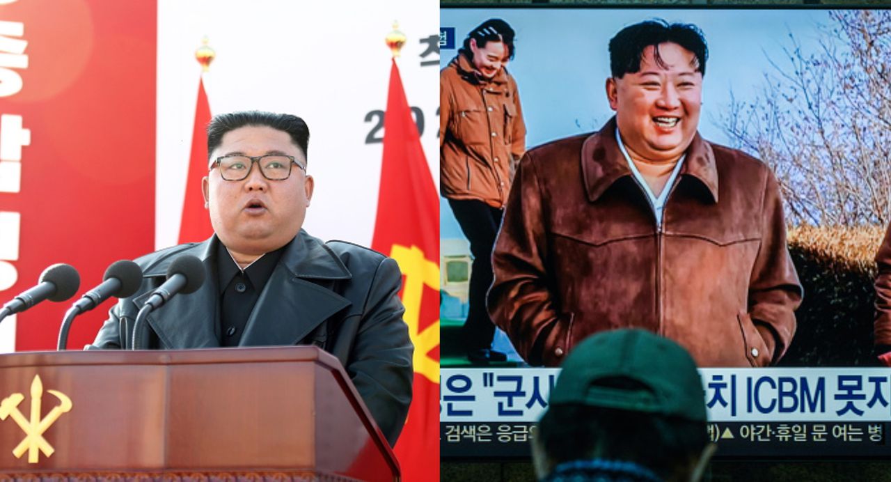 Así ha cambiado Kim Jong-un en los últimos cuatro años. La imagen de la izquierda corresponde al 2020, mientras que la de la derecha, al 2024.