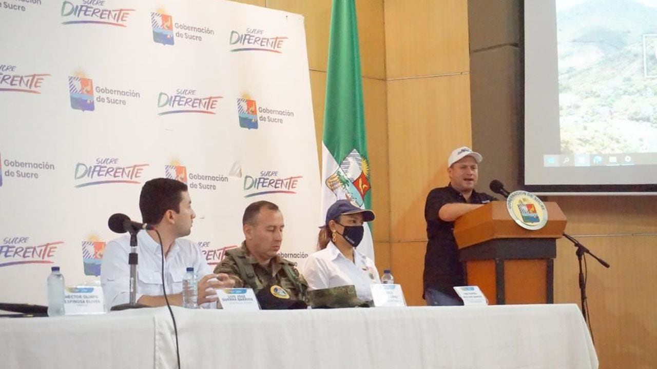 El  gobernador de Sucre declaró a  Sucre como territorio libre de sospecha de contaminación de minas antipersonal.