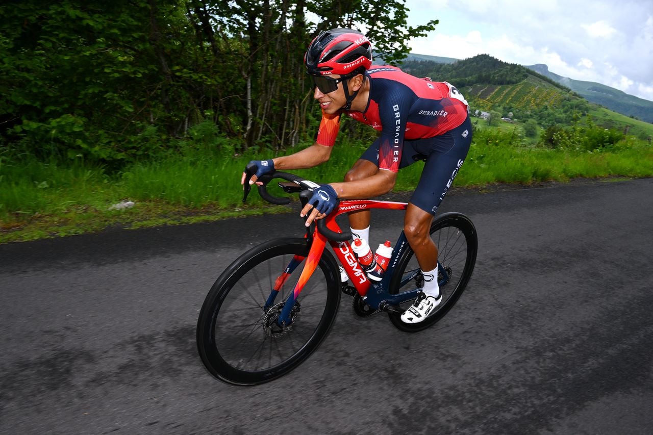 Egan Bernal llegó en el undécimo lugar tras la etapa 5 del Critérium Dauphine.