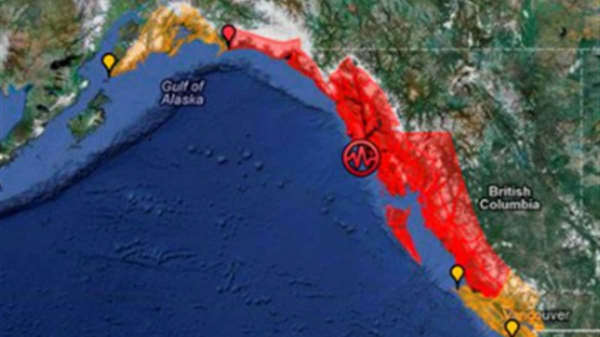 Estados Unidos emitió alerta de tsunami tras terremoto de 8,2 en las costas  de Alaska