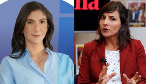 Juanita Cataño, candidata a la Alcaldía de Cali, y la ministra de Minas y Energía, Irene Vélez.