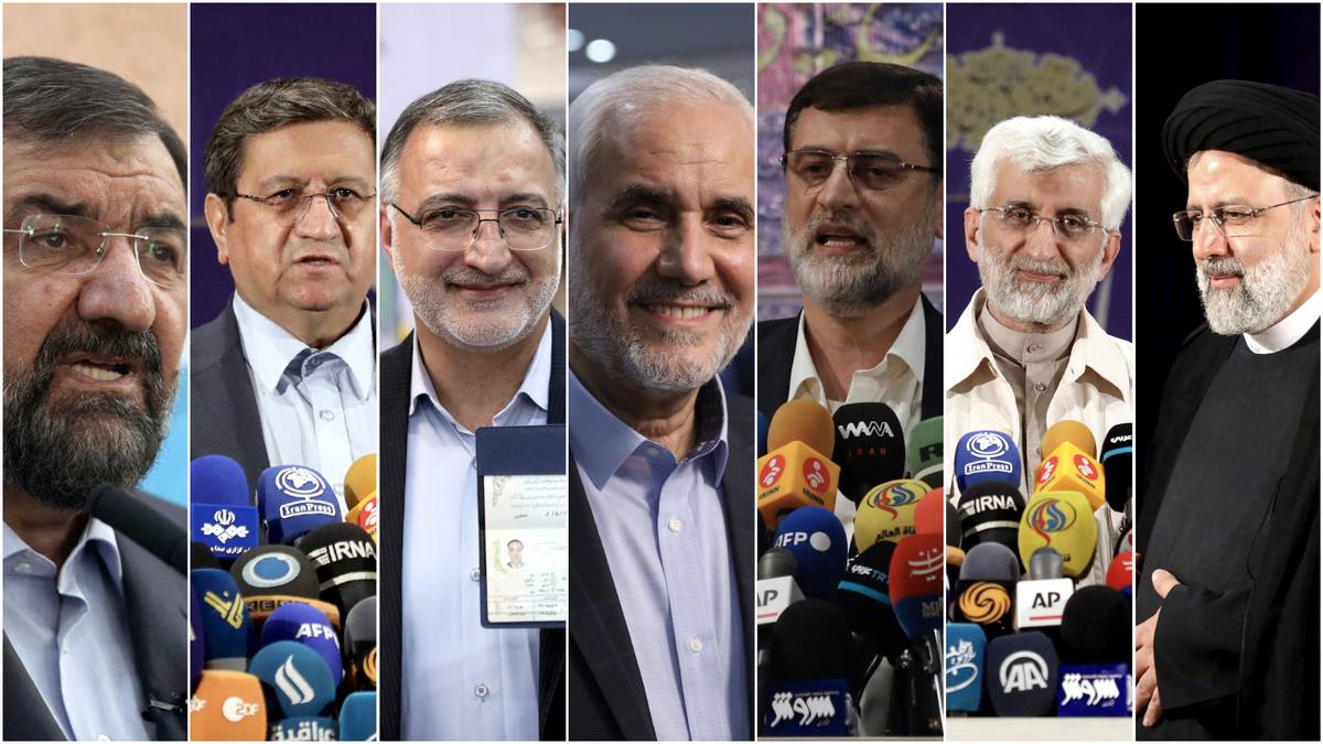 Siete candidatos fueron autorizados para competir por la presidencia en Irán