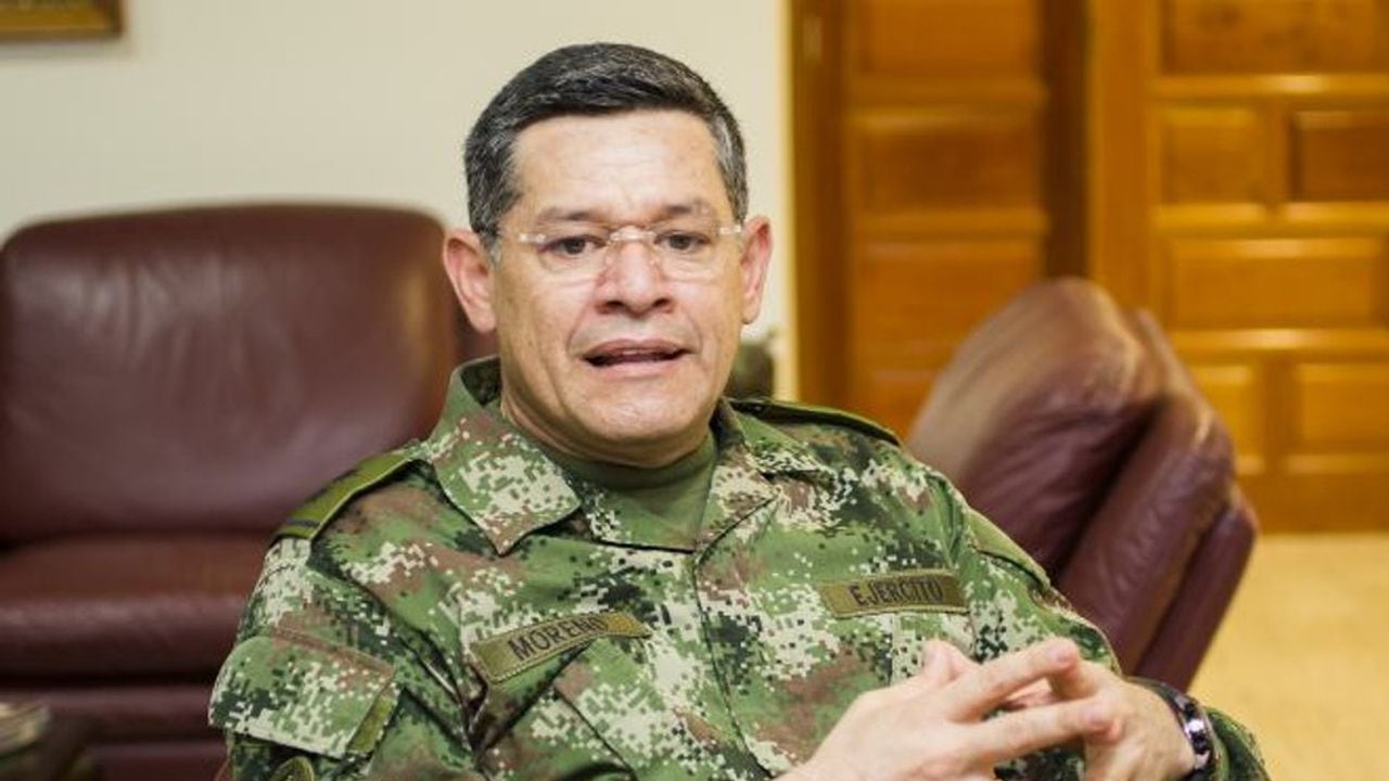 General Carlos Iván Moreno, nuevo comandante encargado del Ejército.