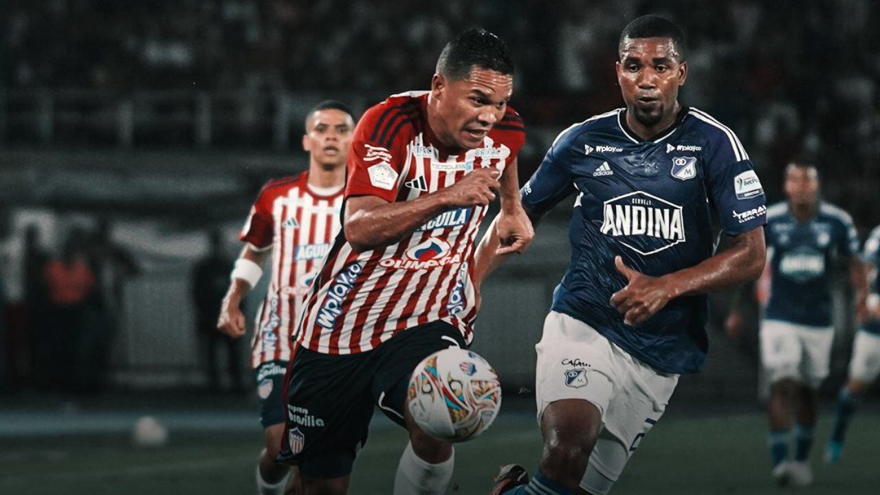 Junior y Millonarios jugaron en Barranquilla la final ida de la Superliga