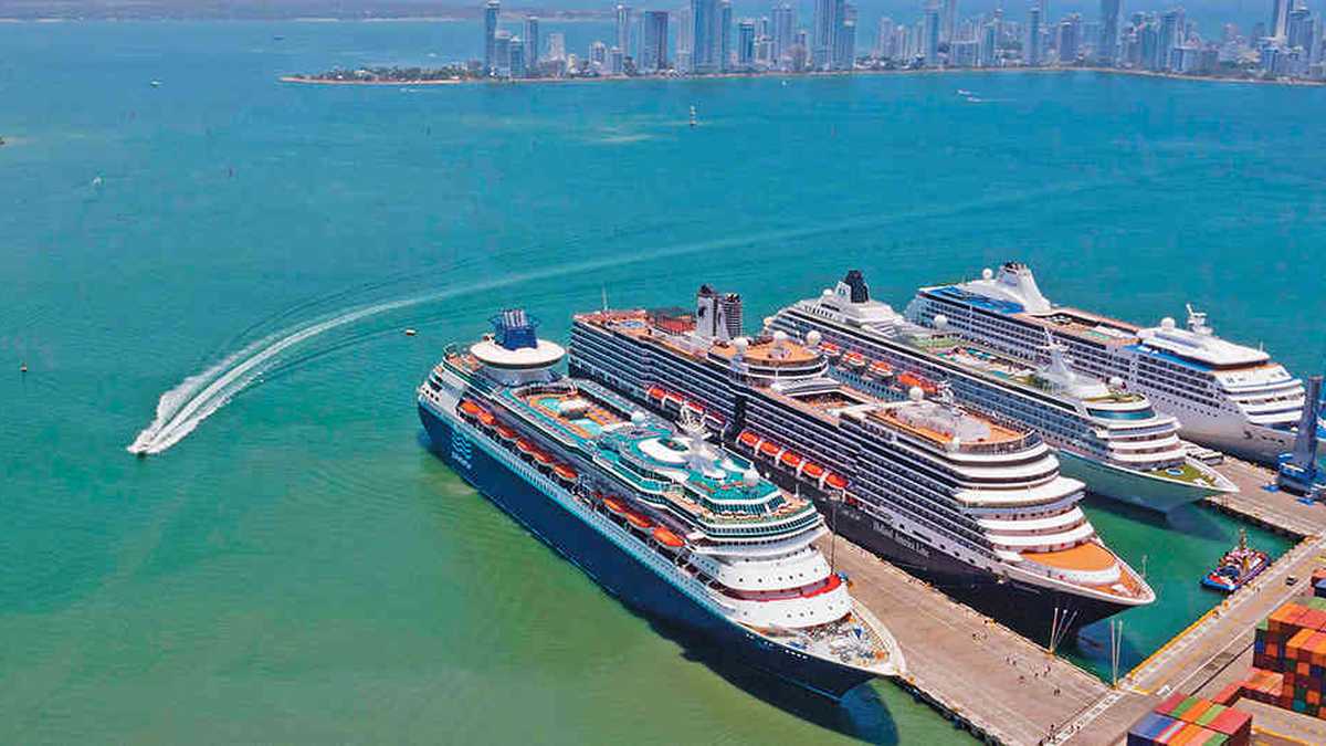 Cartagena concentra el 97 por ciento de la operación de cruceros en Colombia.