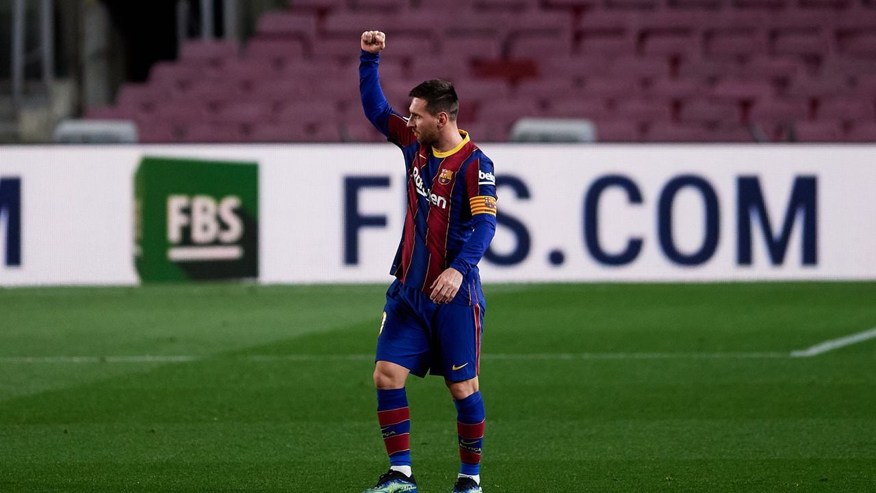 Lionel Messi. (Photo by Alex Caparros / Getty Images)