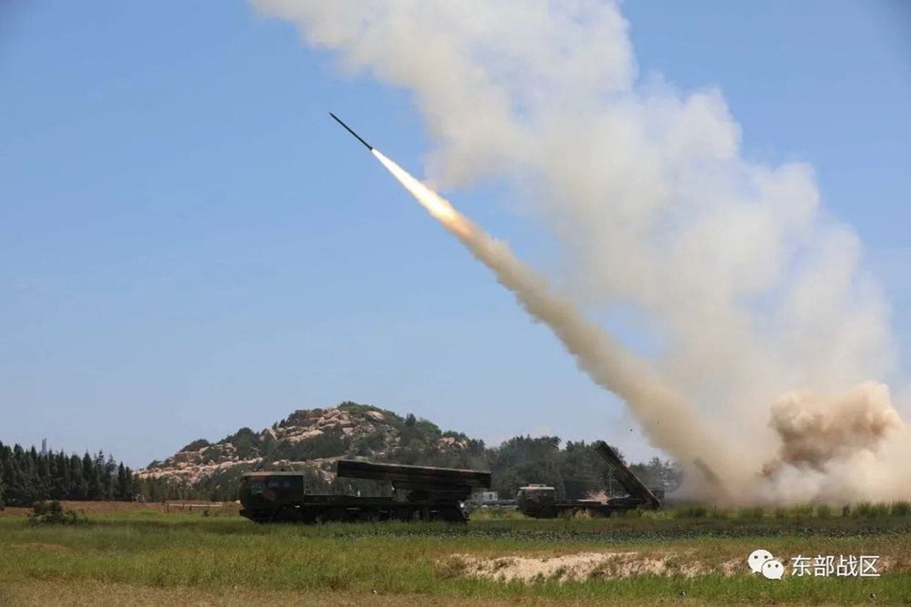 En imágenes : China lanza ejercicios militares en Taiwán
