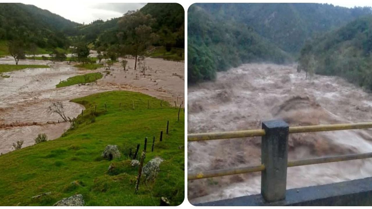 Alerta máxima en tres municipios de Cundinamarca por creciente súbita del río Sumapaz.