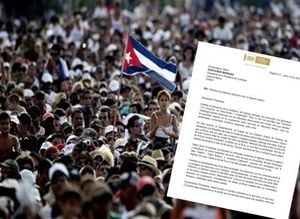 La carta se da después de la inclusión de Cuba en el listado de países que apoyan el terrorismo por parte del Gobierno de Donald Trump.