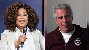 Foto 1: Oprah Winfrey -  Foto 2: Jeffrey Epstein
