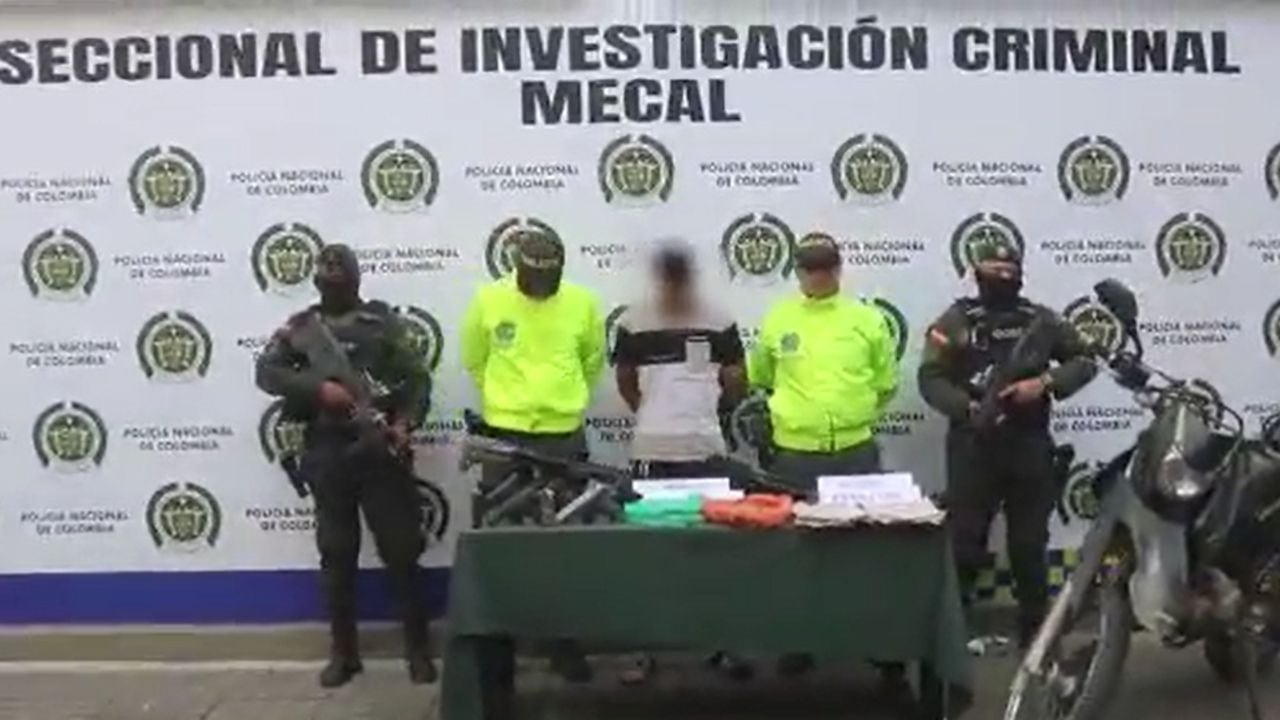 Capturan a alias DM, presunto disidente de las Farc, quien custodiaba armas en el Valle del Cauca