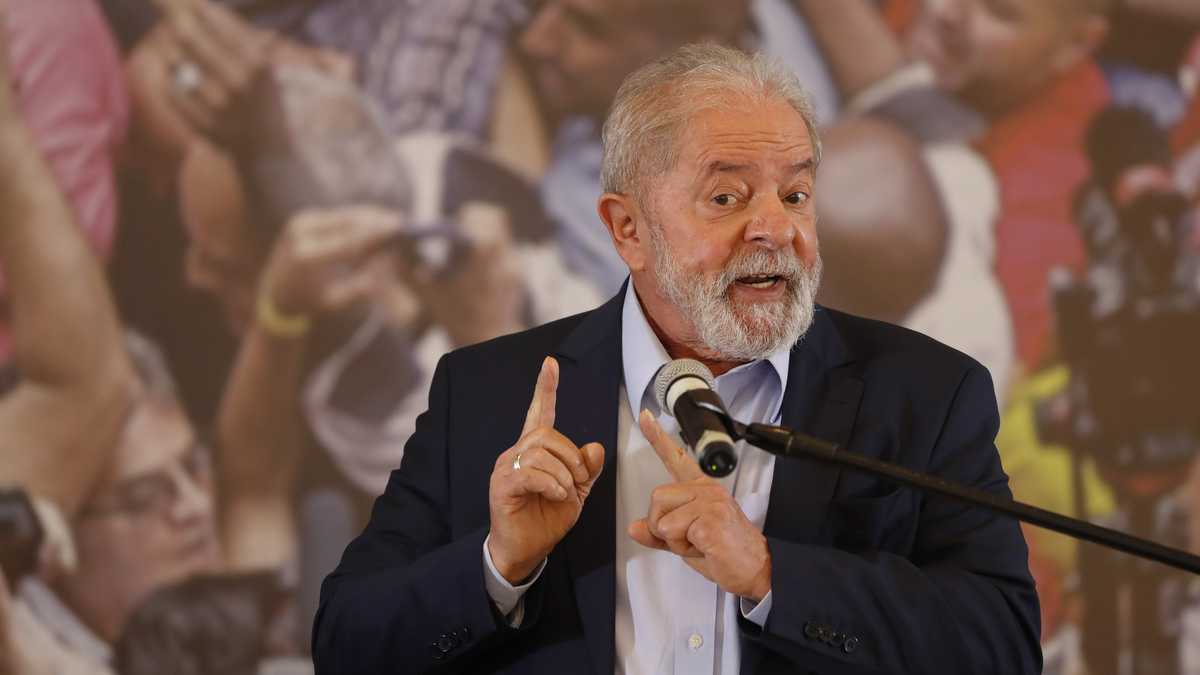 Luiz Inácio Lula da Silva (AP Photo/Andre Penner)
