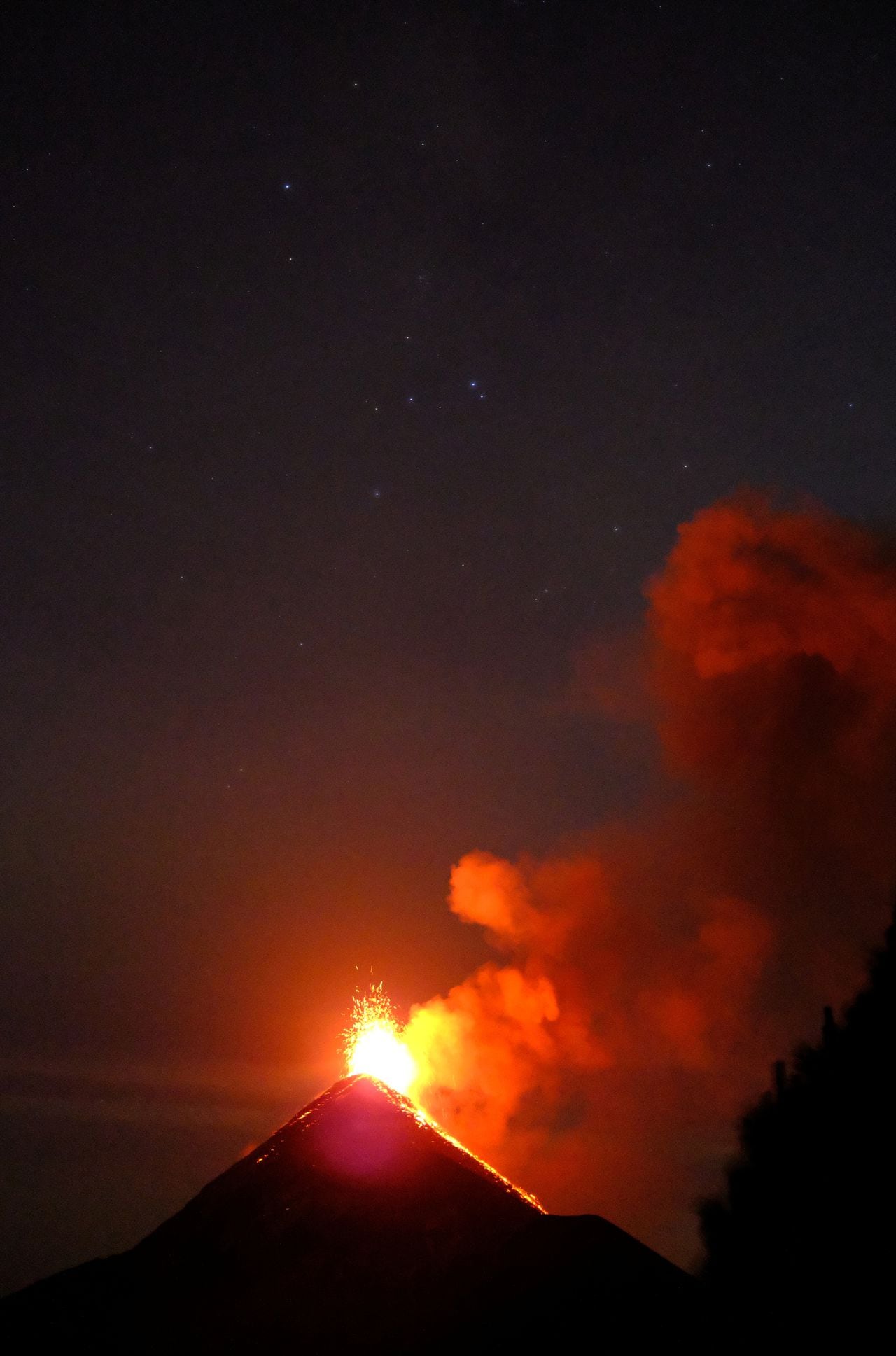 Volcán de fuego, Guatemala