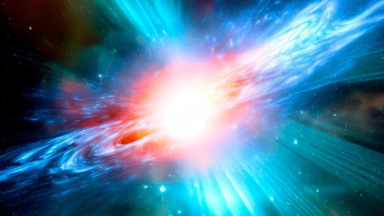 Científicos estudian una explosión de rayos gamma en el cosmos