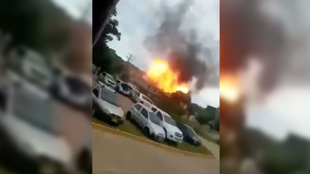 La explosión de un vehículo dentro de una brigada militar, en Cúcuta