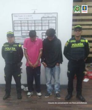 Capturan a presuntos asesinos de un hombre de 40 años, en Bogotá