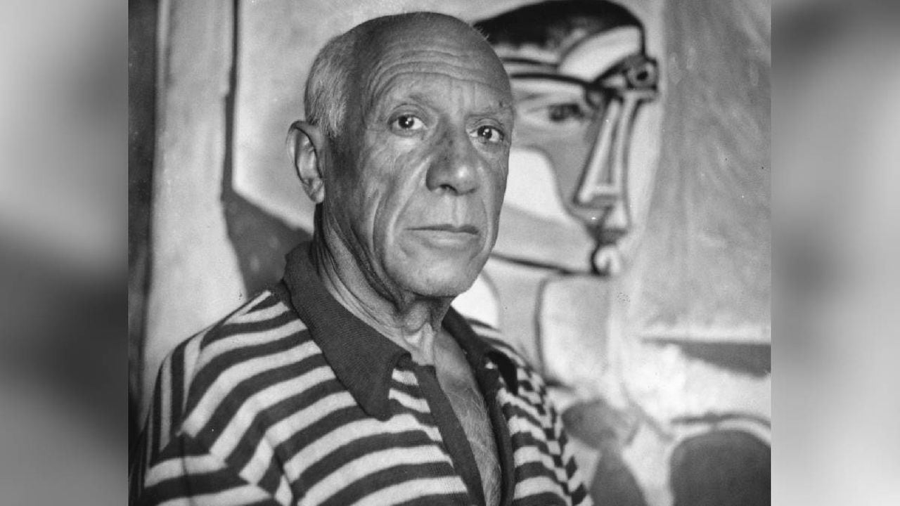 Expertos analizan obra inédita de Pablo Picasso.