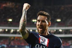 Messi celebró a rabiar su gol de este miércoles en Lisboa