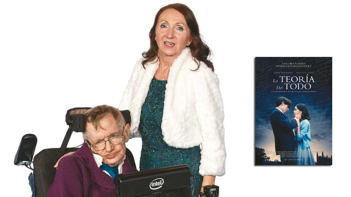 En los actos de promoción de la cinta, Stephen Hawking, y su primera esposa Jane lucen alegres, pero el final de la relación fue uno cargado de amargura.