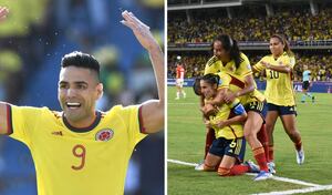 Desde Madrid donde cumple su pretemporada con el Rayo Vallecano, Falcao no le pierde la pista a la Selección Colombia Femenina