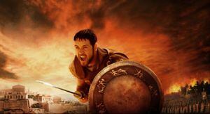 Russell Crowe en 'Gladiador'.