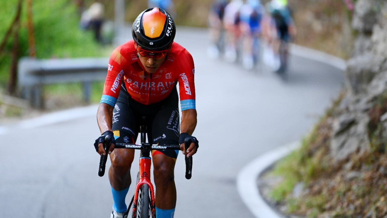Santiago Buitrago, el colombiano, fue quinto en la duodécima fracción del Giro de Italia 2022.