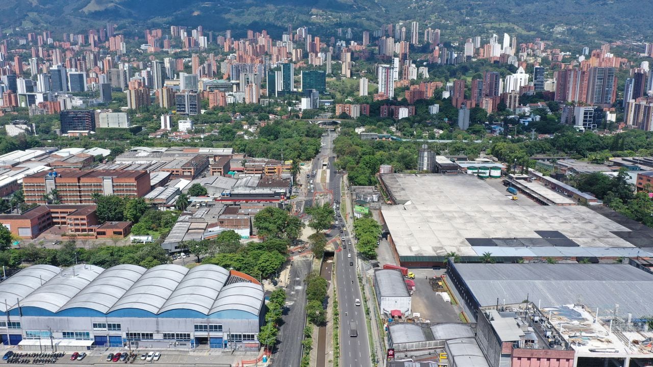 La vía de Medellín que estará cerrada por obras de Metroplús.
