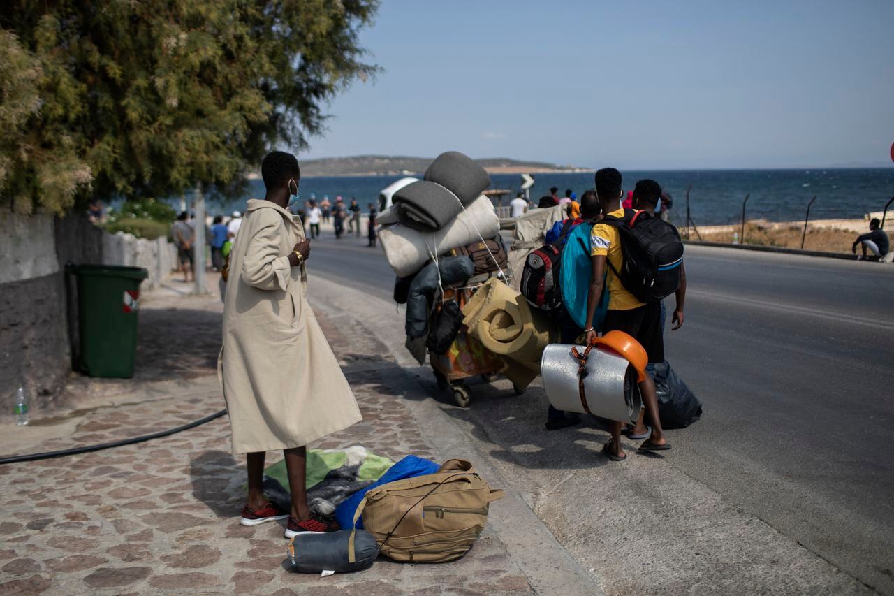 Refugiados y migrantes en Grecia