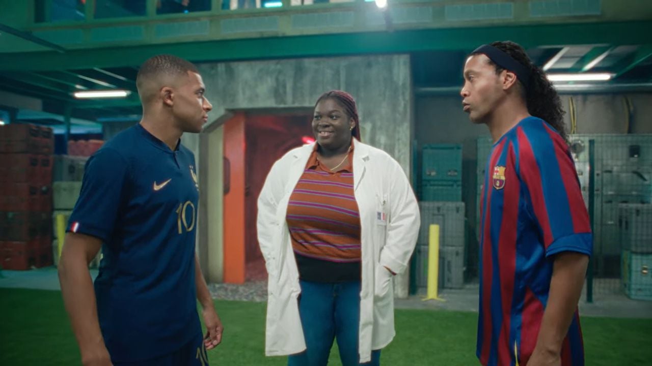 Ronaldino vs. Mbappé en el comercial de Nike