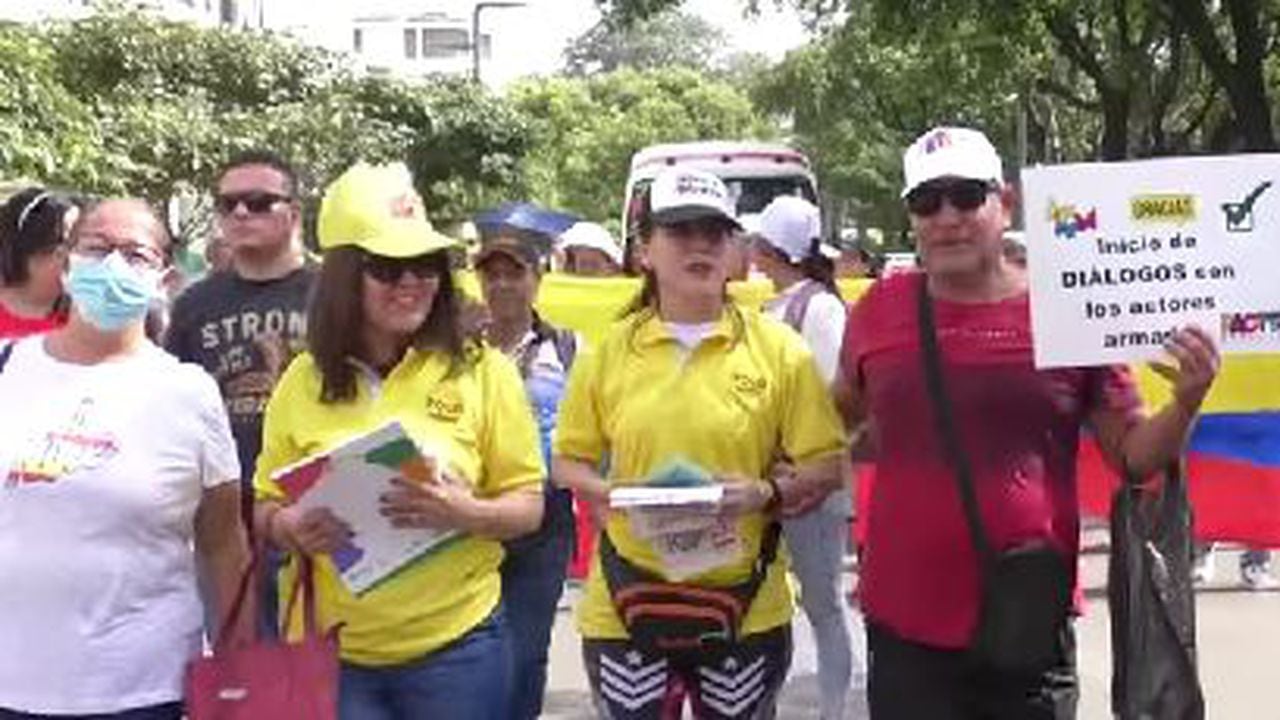Los cucuteños se tomaron las calles de la ciudad en apoyo a los primeros 100 días del Gobierno Petro.