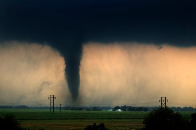 Los tornados afectan frecuentemente varias zonas del territorio de los Estados Unidos. Foto: Getty Images.