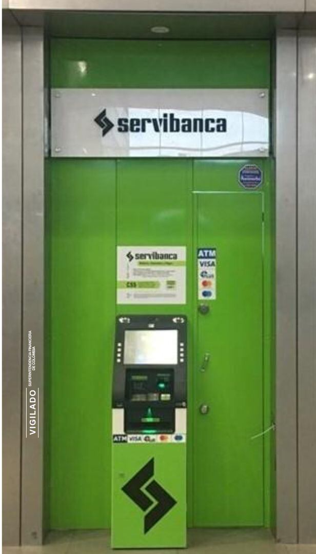 Fachada - Cajero automático de Servibanca