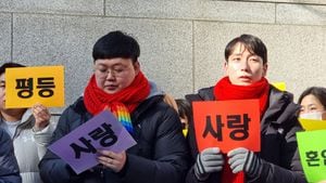 Pareja LGBT Corea del Sur