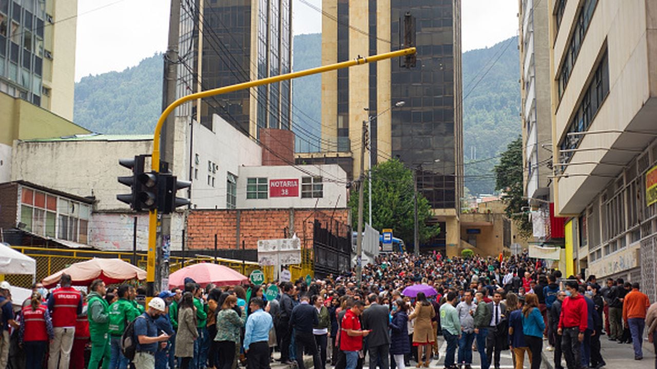 El 4 de octubre de 2022, en Bogotá se realizó un ejercicio de simulación para socializar cómo actuar en caso de terremoto.
