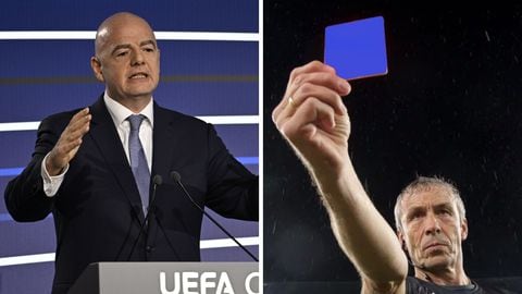 Gianni Infantino dio a conocer el pronunciamiento de FIFA sobre la tarjeta azul
