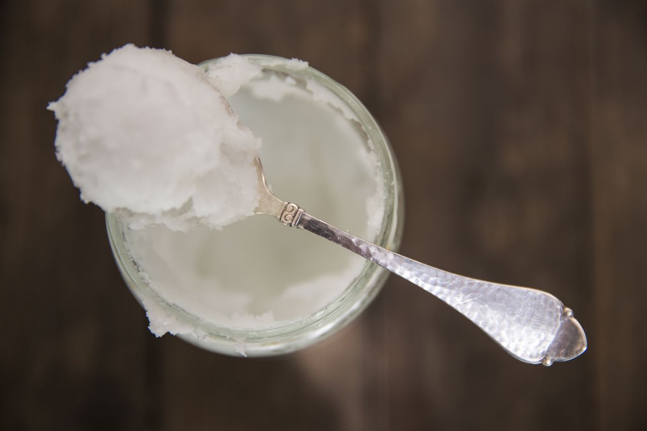 Cold-pressed coconut oil is one of the best sources of healthy fats.