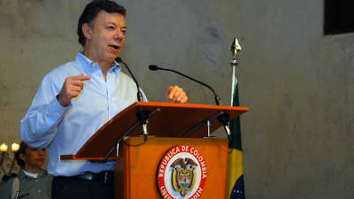 Juan Manuel Santos, presidente de Colombia 