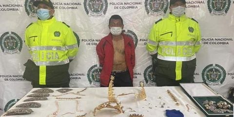 Hombre que robó las joyas de la Virgen de Chiquinquirá.