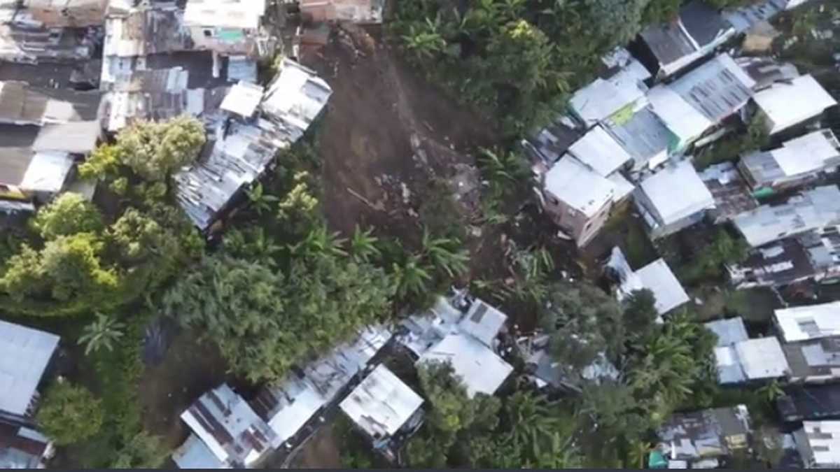 Lo último: se reporta una grave emergencia por deslizamiento en Pereira