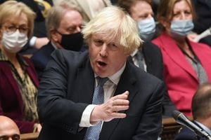 Boris Johnson presentará el plan para “detener” la invasión rusa a Ucrania.  (Foto de JESSICA TAYLOR / PARLAMENTO DEL REINO UNIDO / AFP)