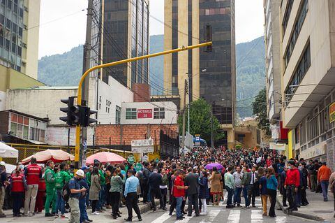El 4 de octubre de 2022, en Bogotá se realizó un ejercicio de simulación para socializar cómo actuar en caso de terremoto.