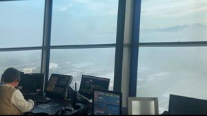 Vista de la nubosidad desde el centro de control de El Dorado.