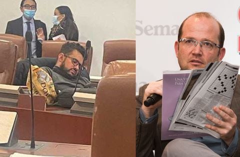 Daniel Samper Ospina opinó sobre la foto en la que el representante a la Cámara por Bogotá, Inti Asprilla, está supuestamente dormido en el Congreso.