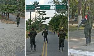 Guerrilleros del ELN hacen presencia en La Esmeralda, municipio de Arauquita.